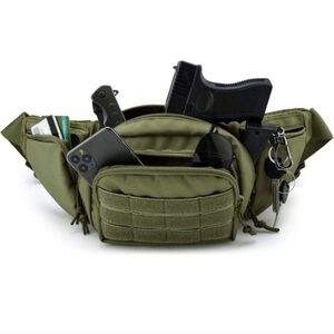 NWT Concealed Carry Tactical Pack One Size Fits Most Green Military Surplus
